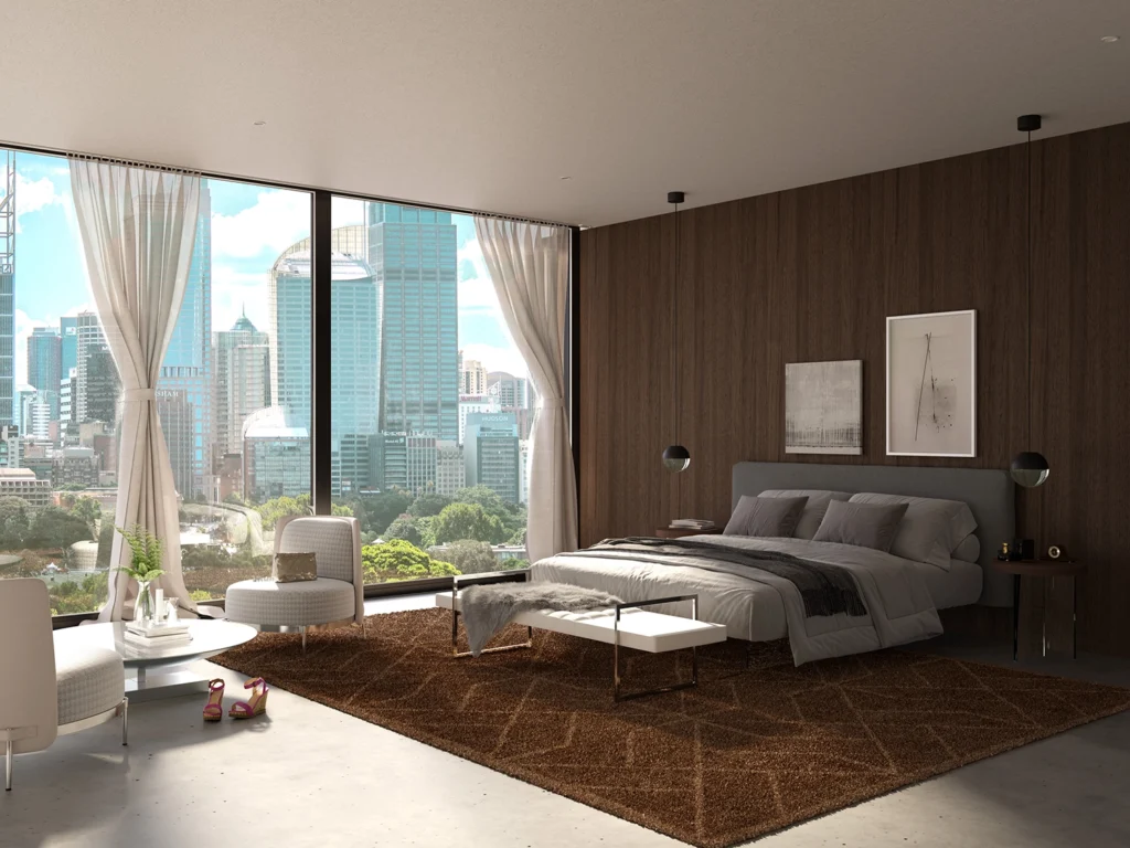 Rendering 3D fotorealistico camera