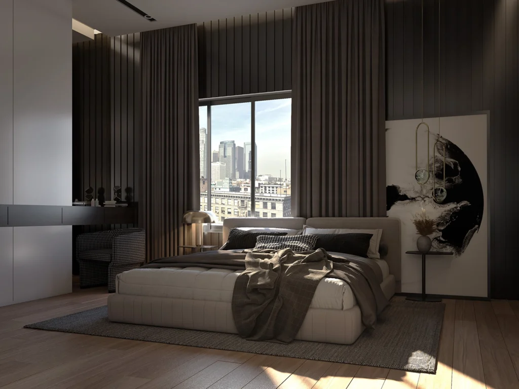 Rendering fotorealistico stanza