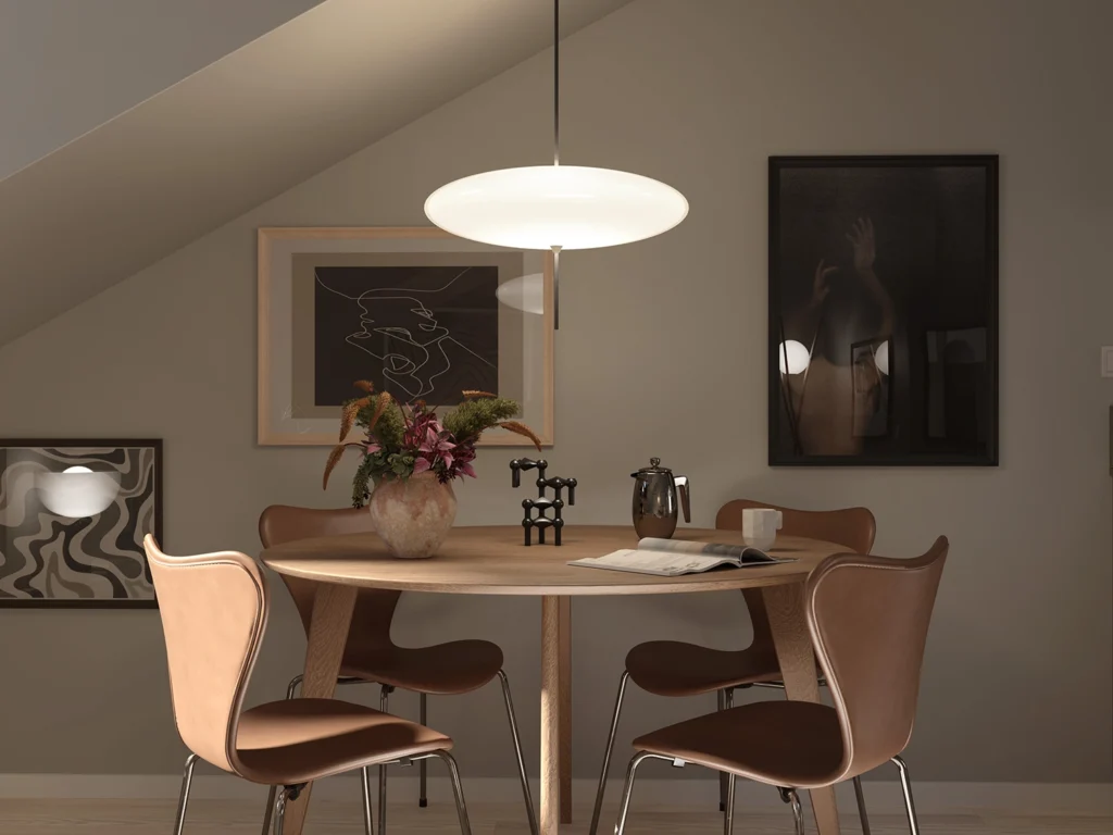 Rendering 3D fotorealistico salotto