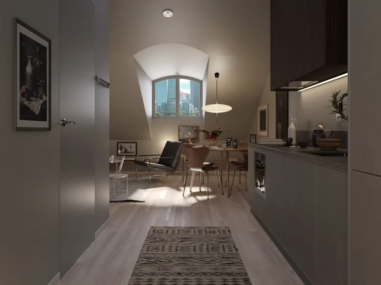 Rendering fotorealistico abitazione