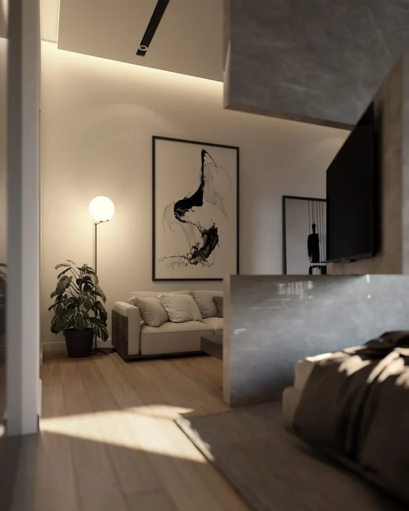Rendering fotorealistico abitazione