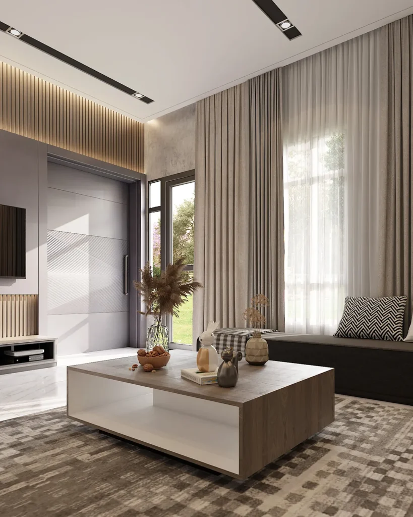 Rendering 3D salotto