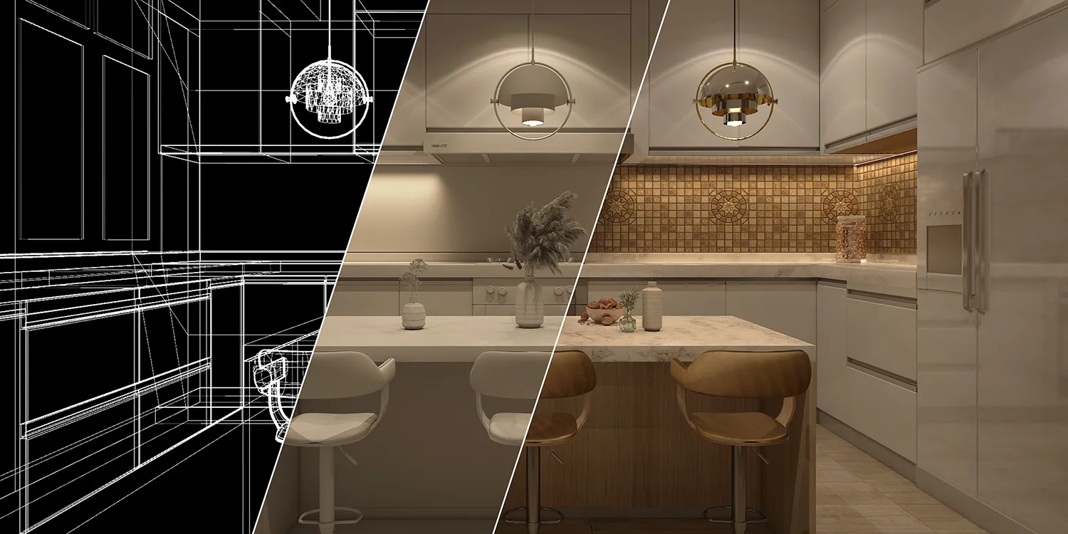 Rendering 3D e consulenza illuminotecnica