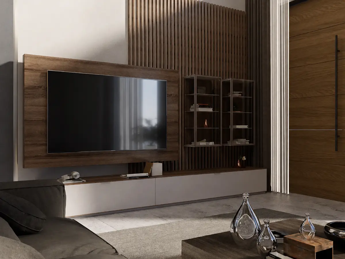 Render 3d in provincia di Lecco - dettagli interno abitazione